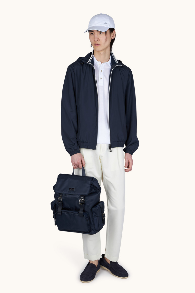 Paul & Shark POLO SHIRT IN DOUBLE MERCERISED COTTON JERSEY WITH LINEN DETAILS outlook