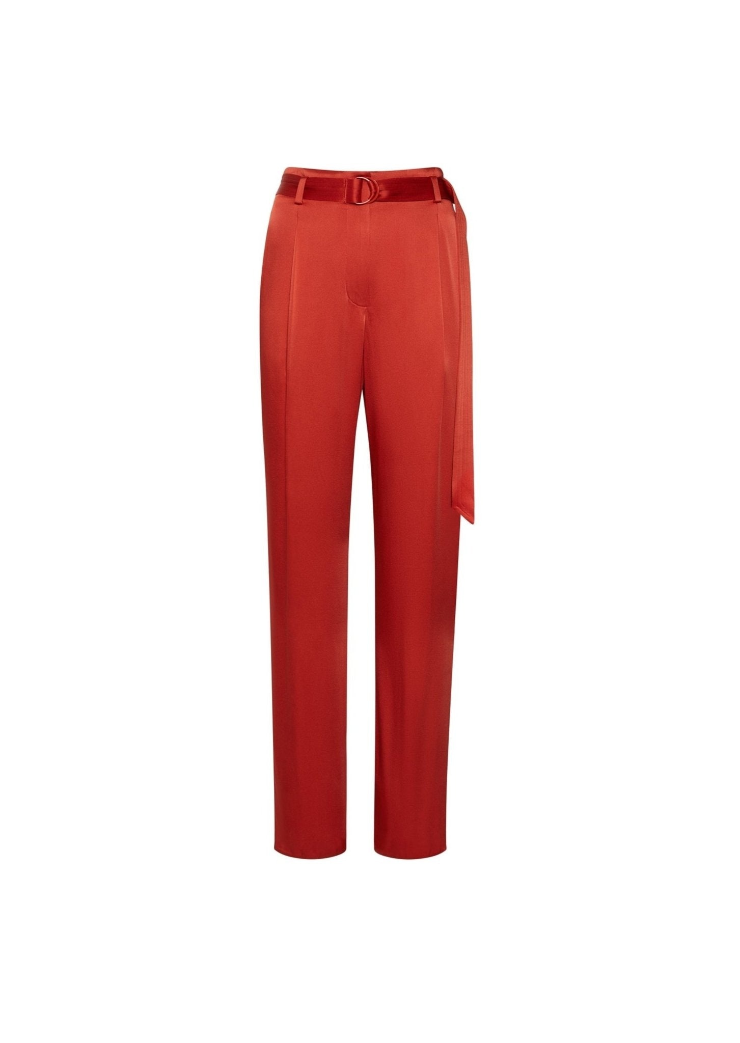 Satin Belted Pant - 1