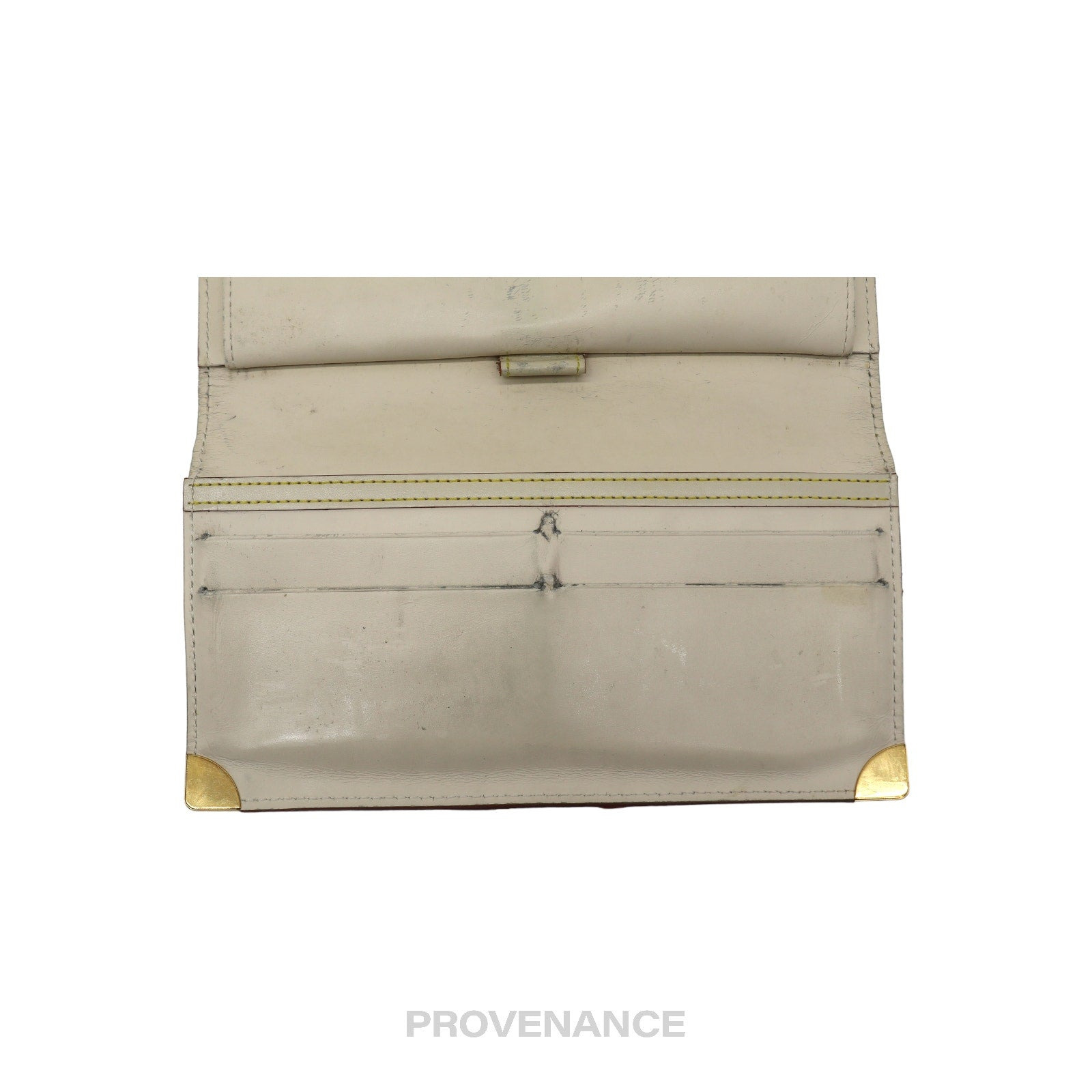 Louis Vuitton International Wallet - White Suhali Leather - 6