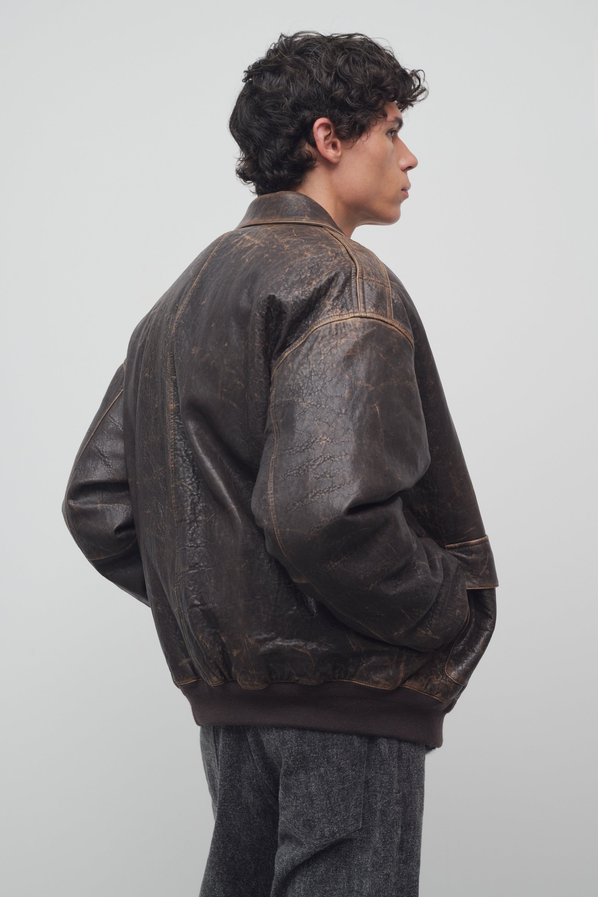 Orwell Jacket in Leather - 5