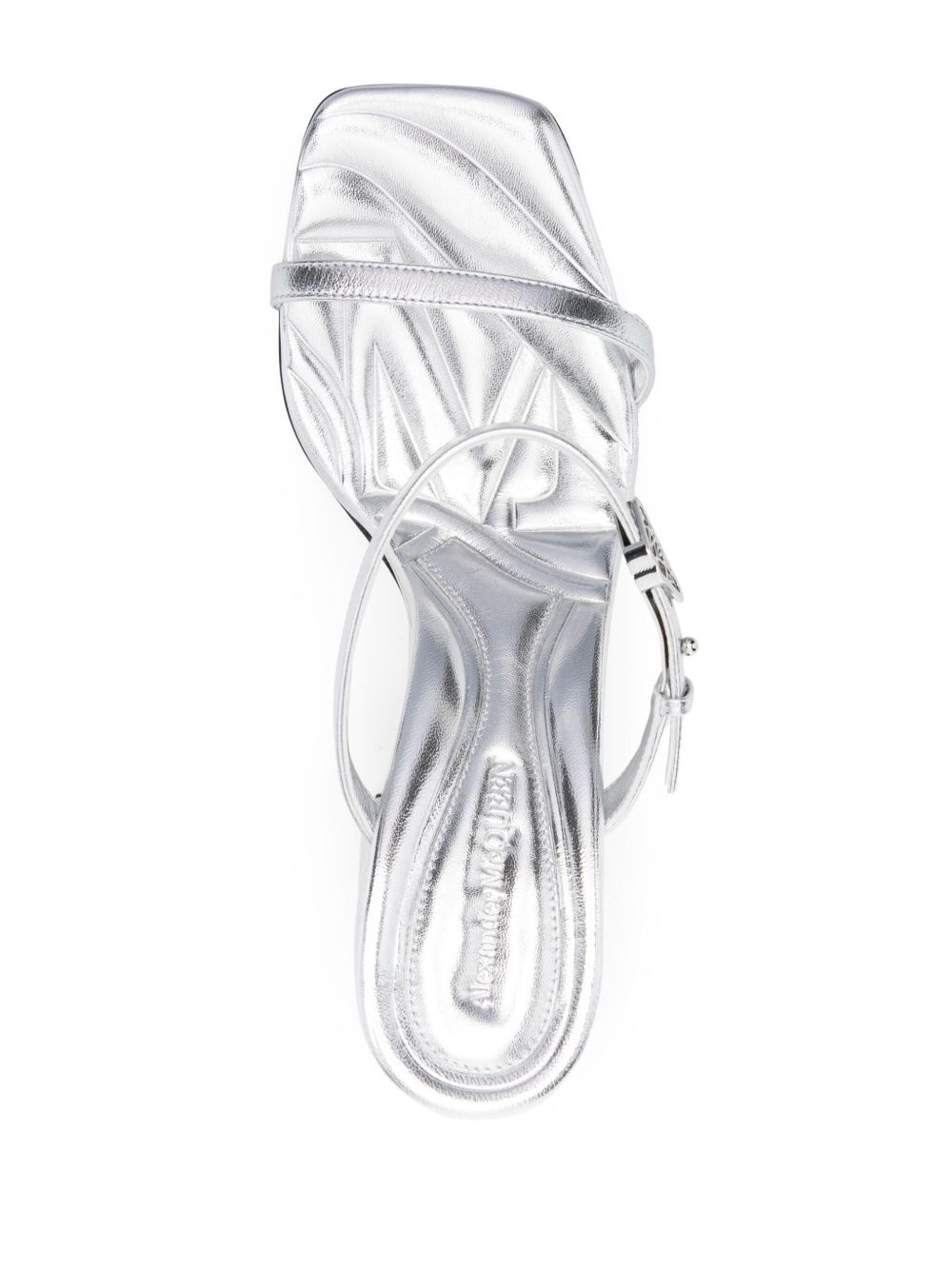 Seal 85mm strap-detail mules - 4