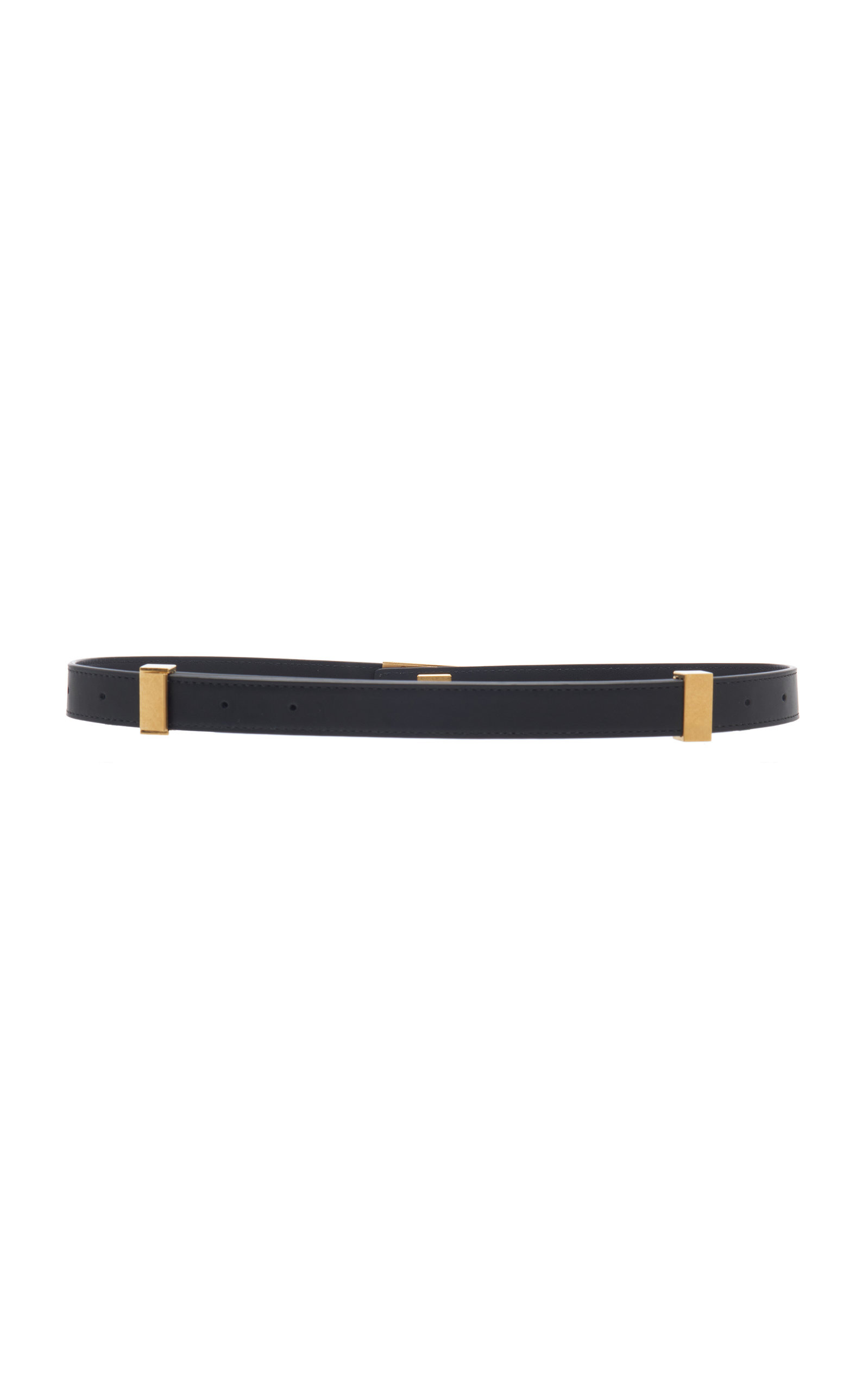 Leather Belt black - 3