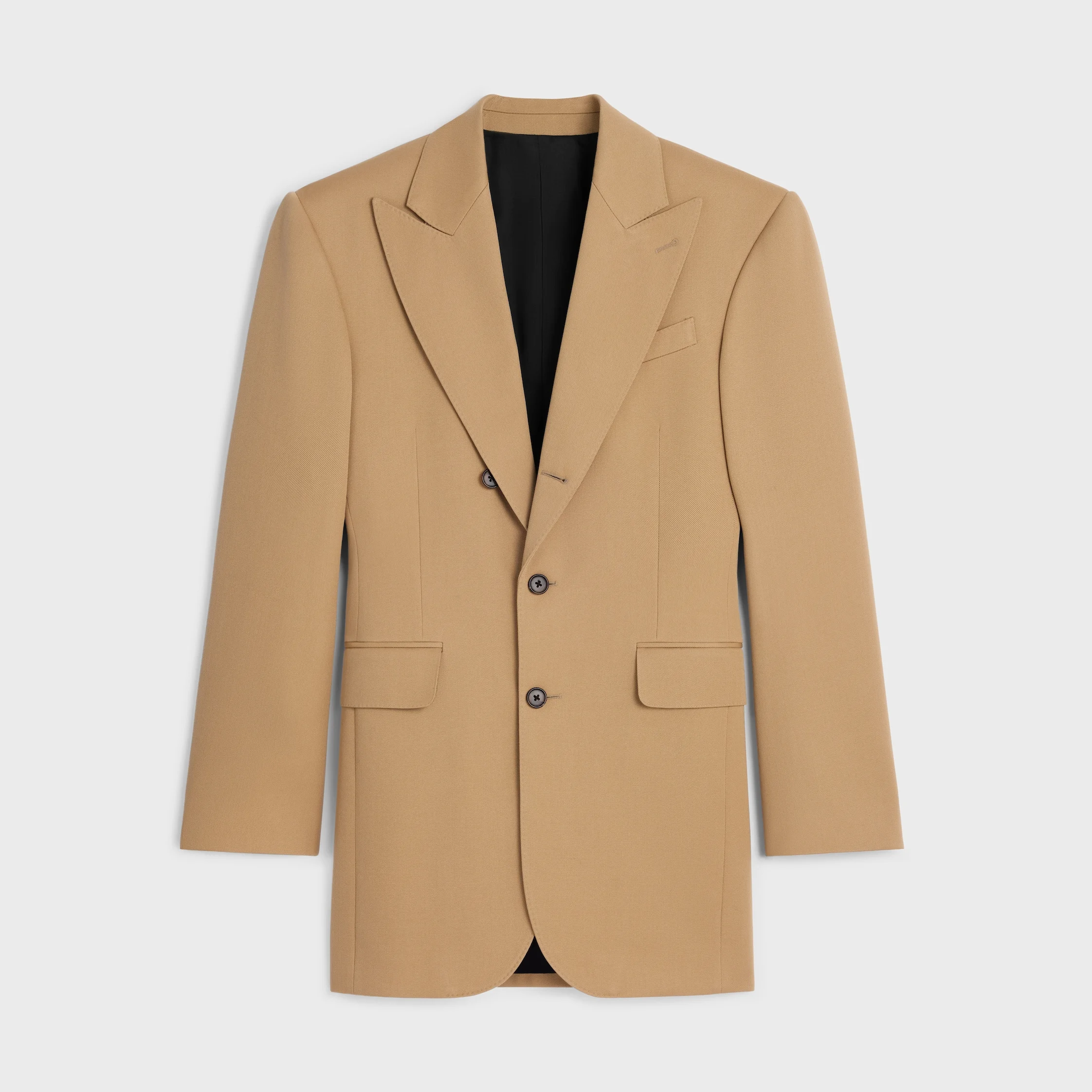 colonne jacket IN DIAGONAL WOOL - 1