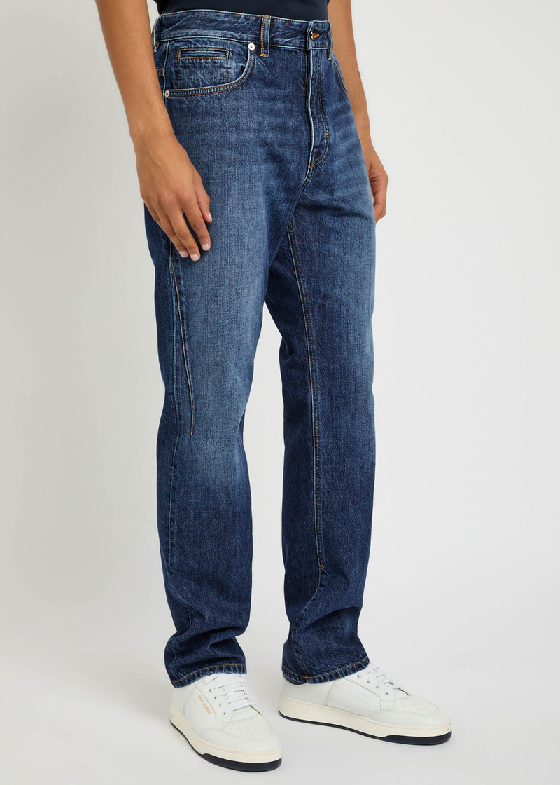 Givenchy Givenchy Logo-embroidered Straight-leg Jeans outlook