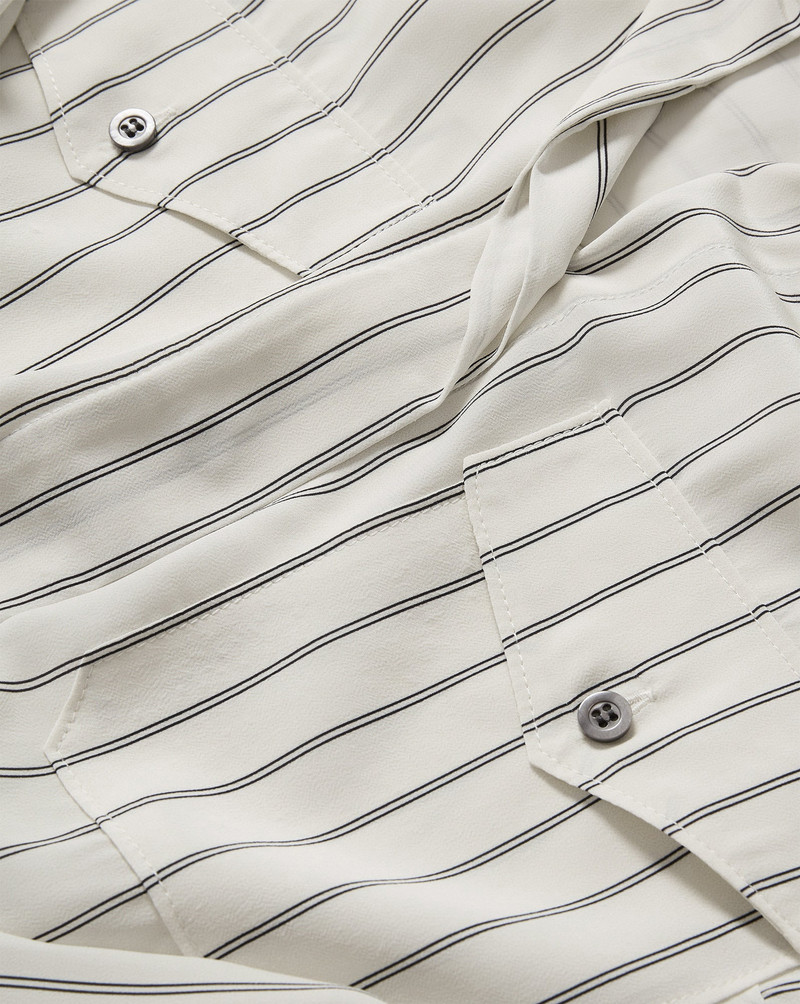 SAKU STRIPED BUTTON-DOWN SHIRT 4