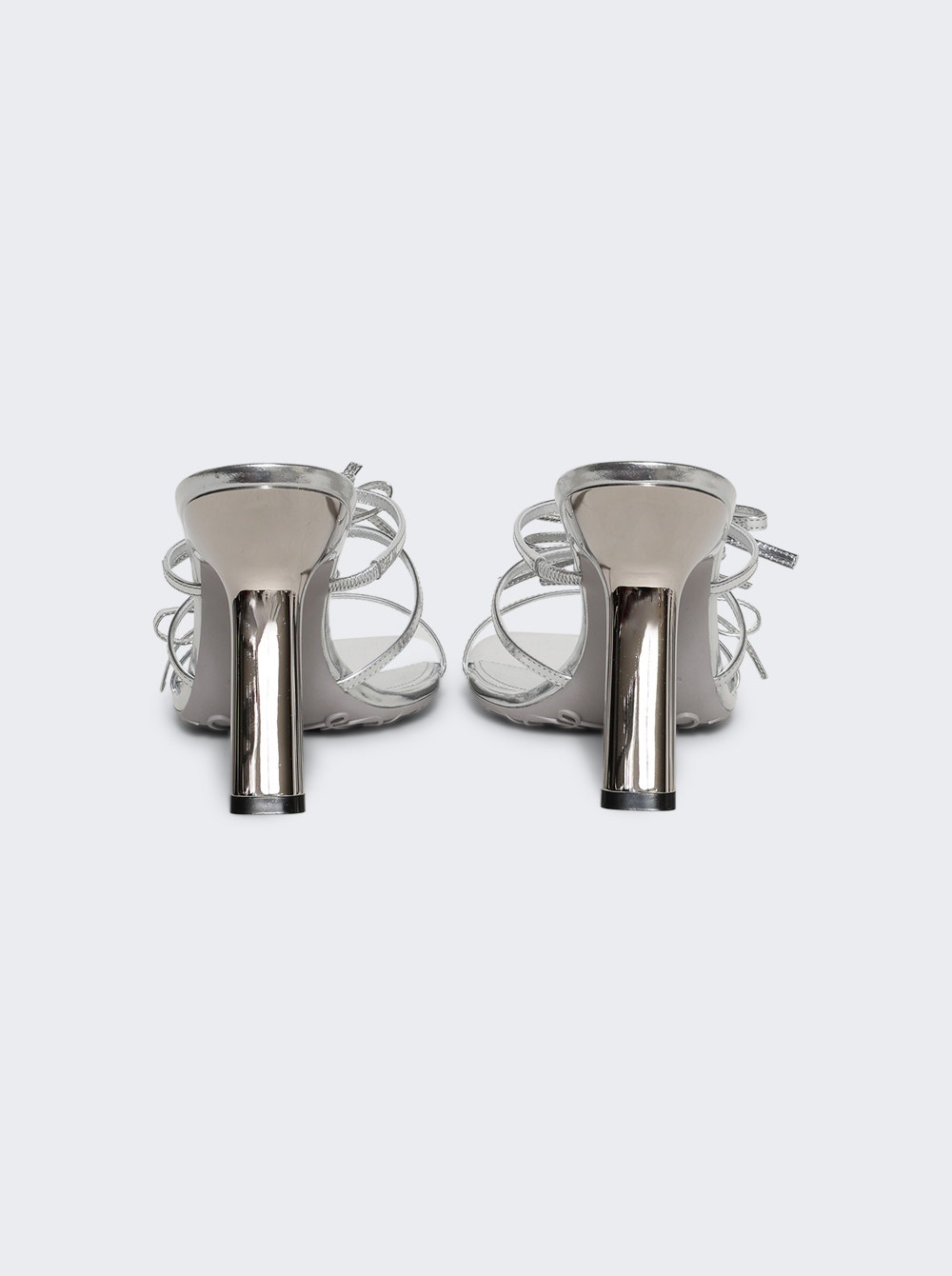 Petal Bow Sandal 90 Silver - 2
