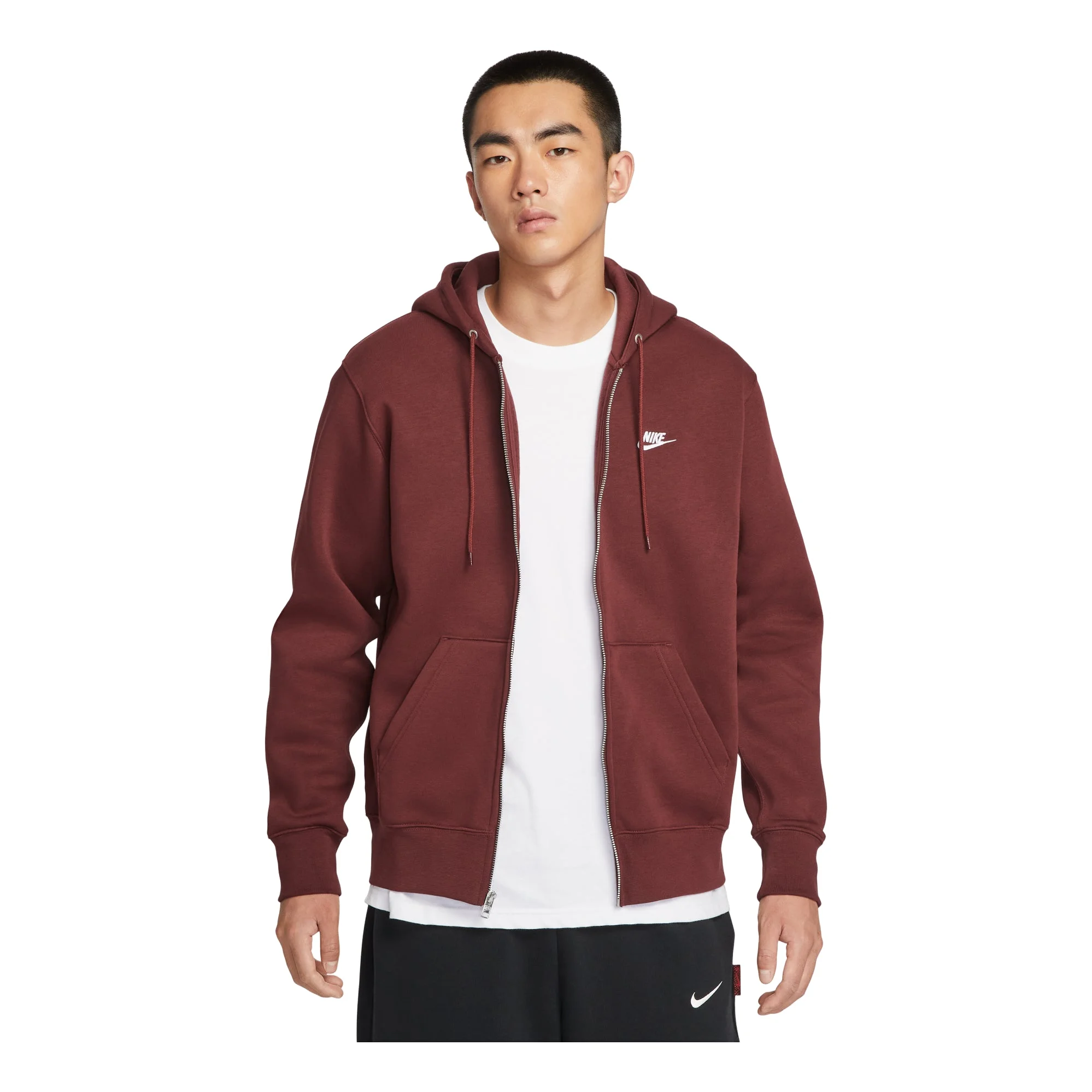 Nike Club Fleece Hoodie 'Deep Team Red' FN3862-619 - 1
