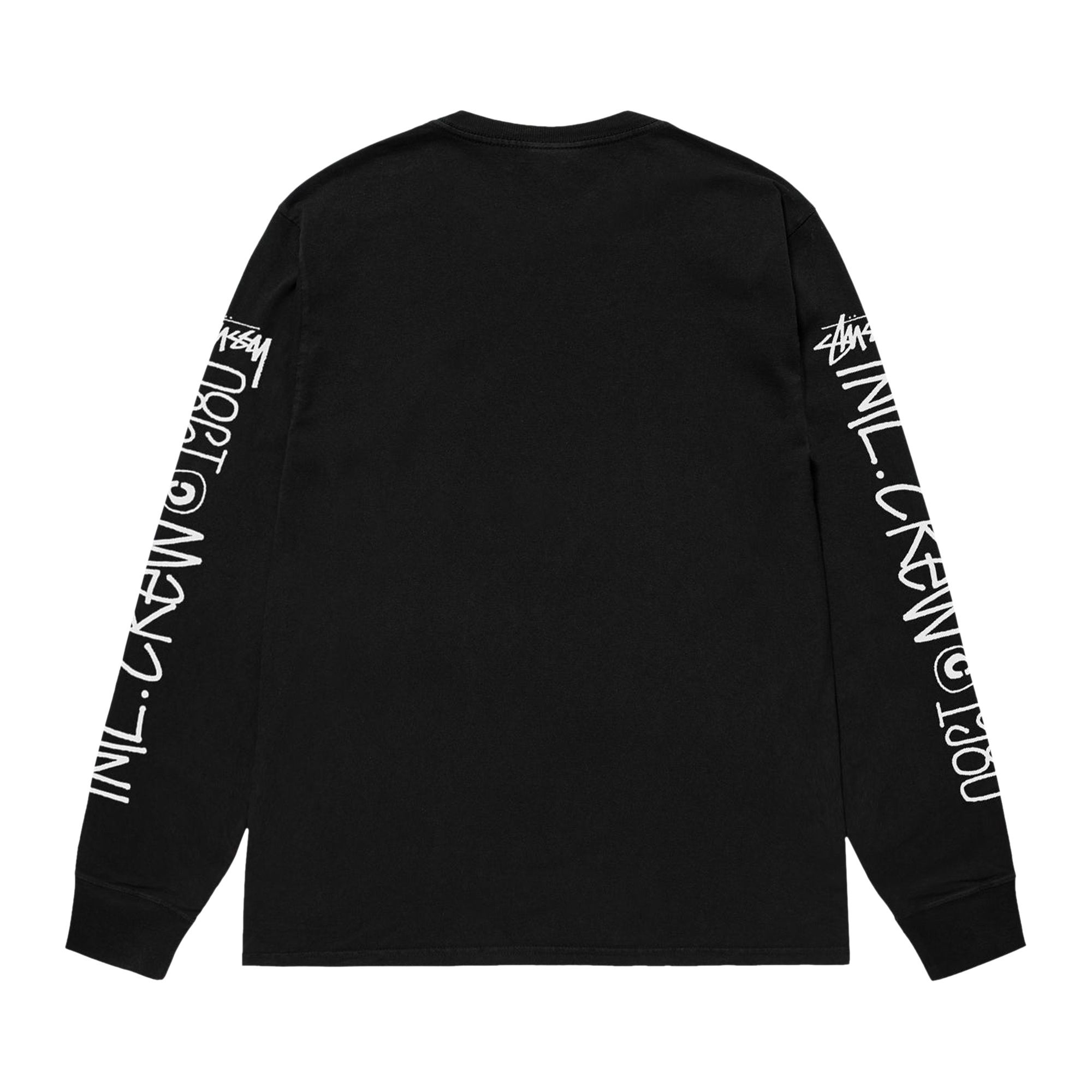 Stüssy Stussy International Crew Long-Sleeve Tee 'Black