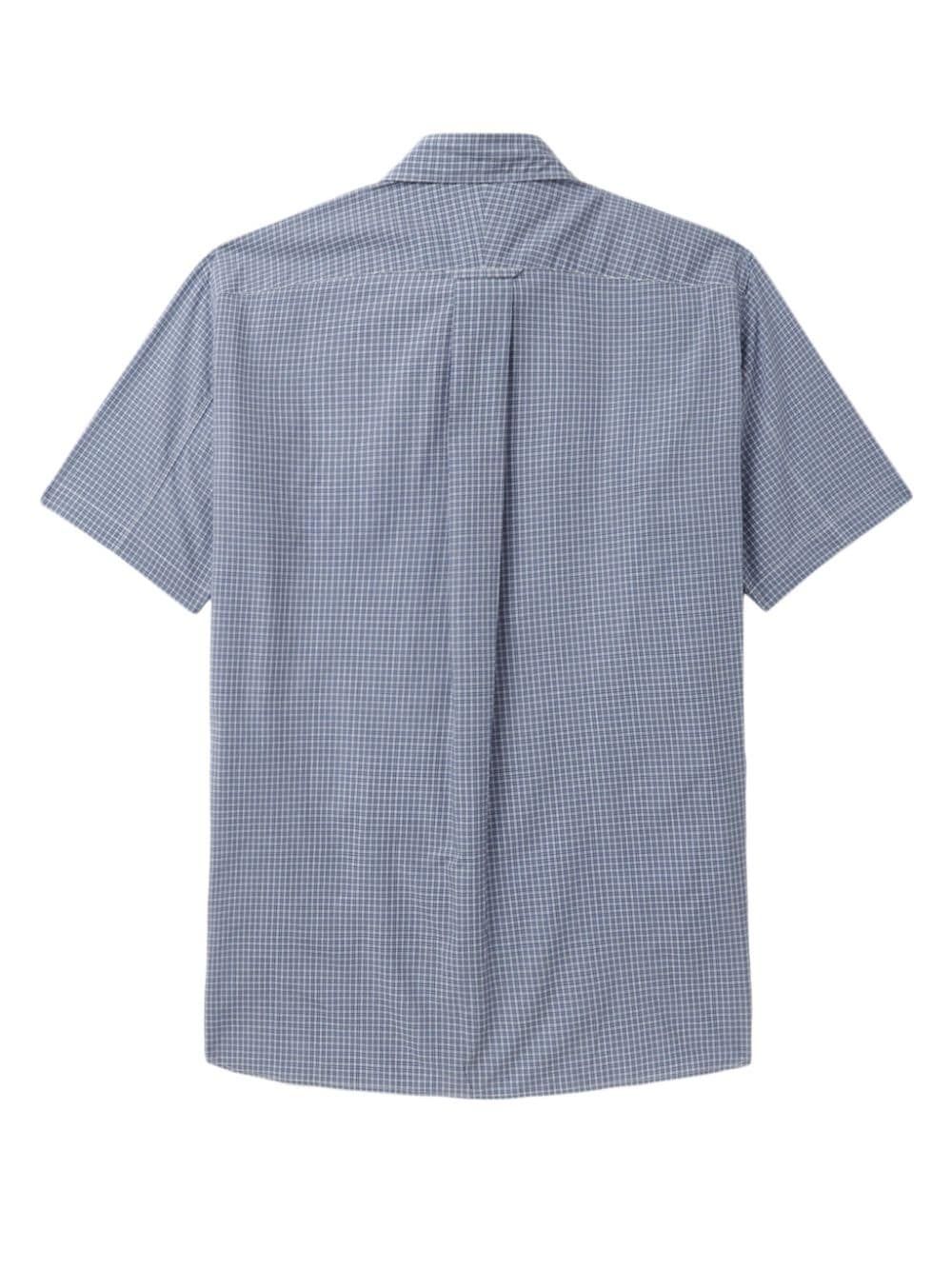 striped patchwork cotton shirt - 6