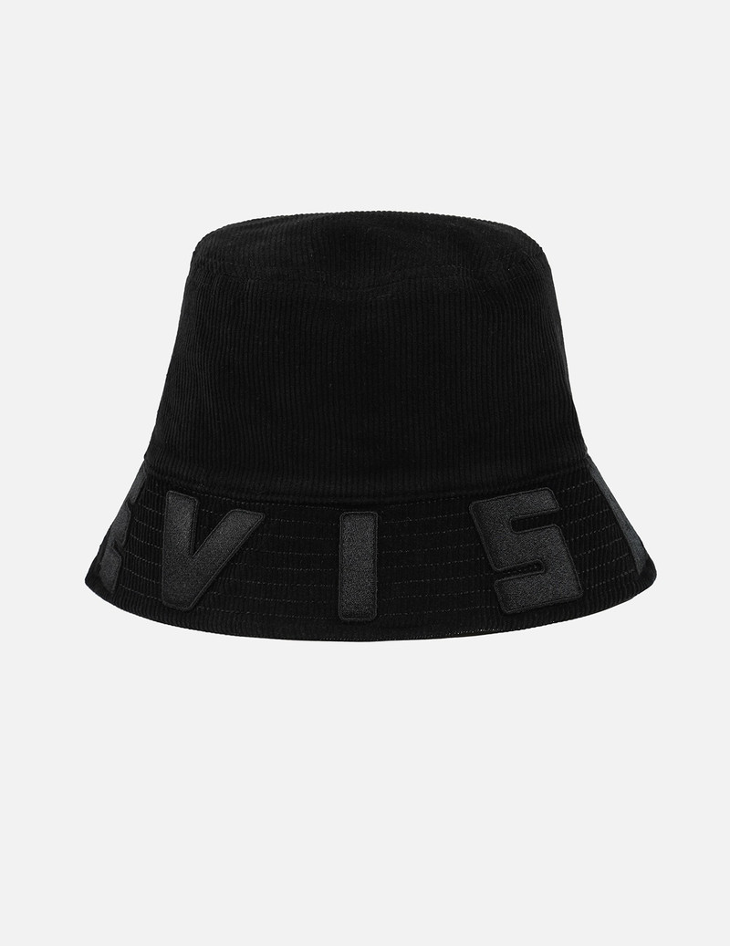 EVISU LOGO APPLIQUÉ CORDUROY BUCKET HAT outlook