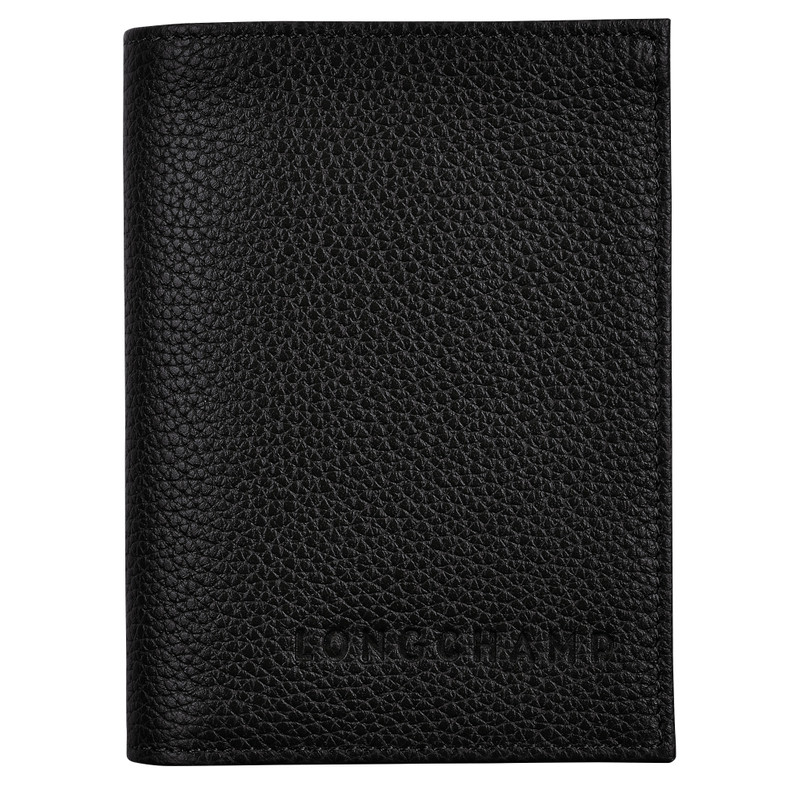 Le Foulonné Card holder Black - Leather 1