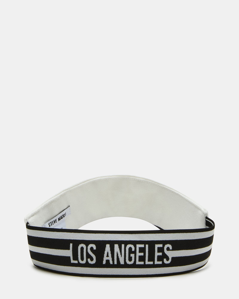 EMBROIDERED VISOR WHITE 3