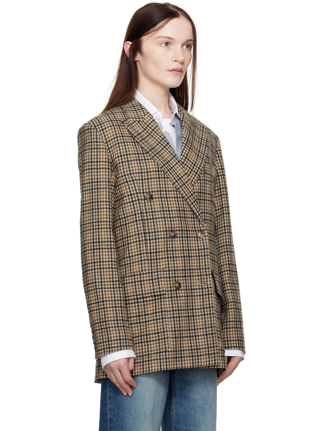 A. P.C. Beige Anastasia Barbieri Edition Valentina Blazer - 2