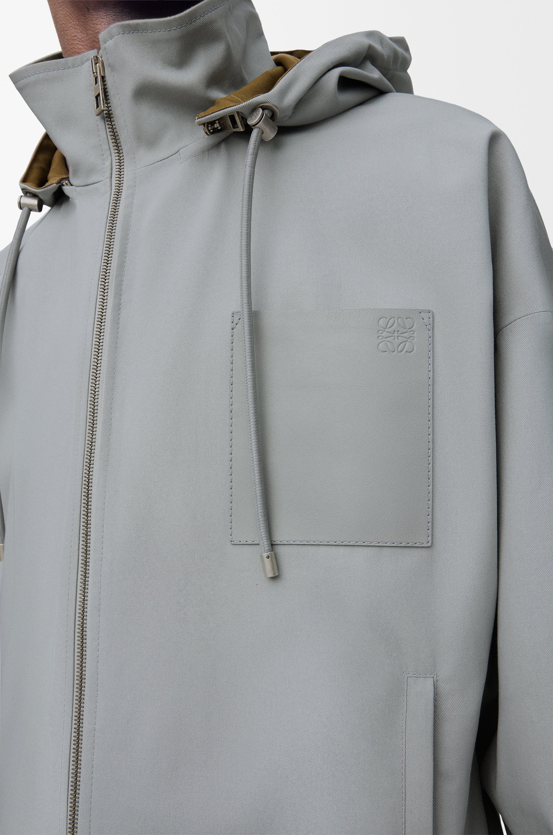 Hooded jacket in cotton - 5