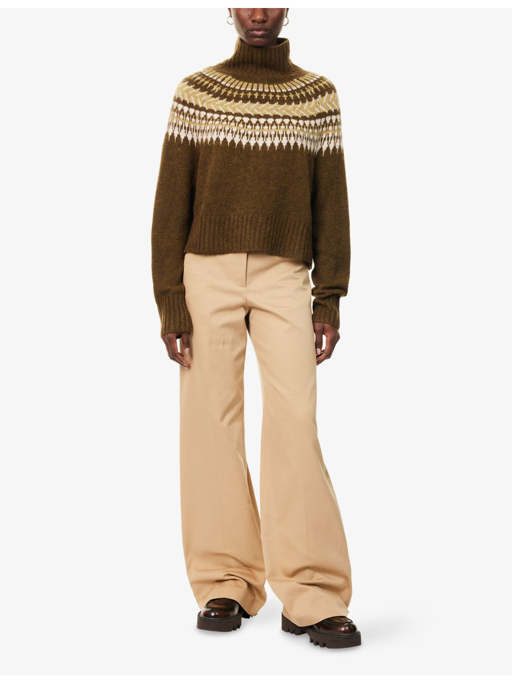 Lorrie Printed Knitted Jumper - 2