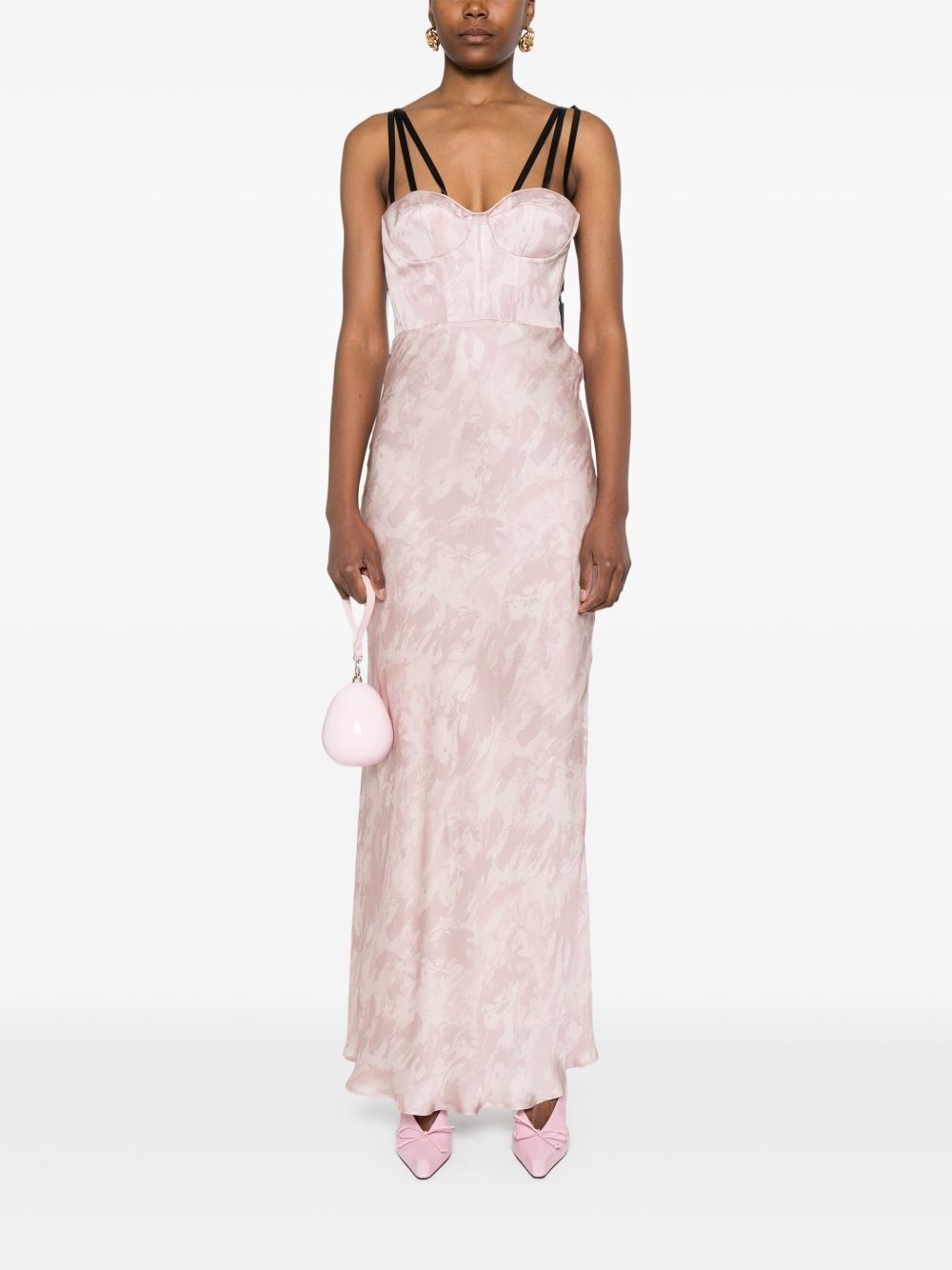 x Patrick McDowell satin maxi dress - 2
