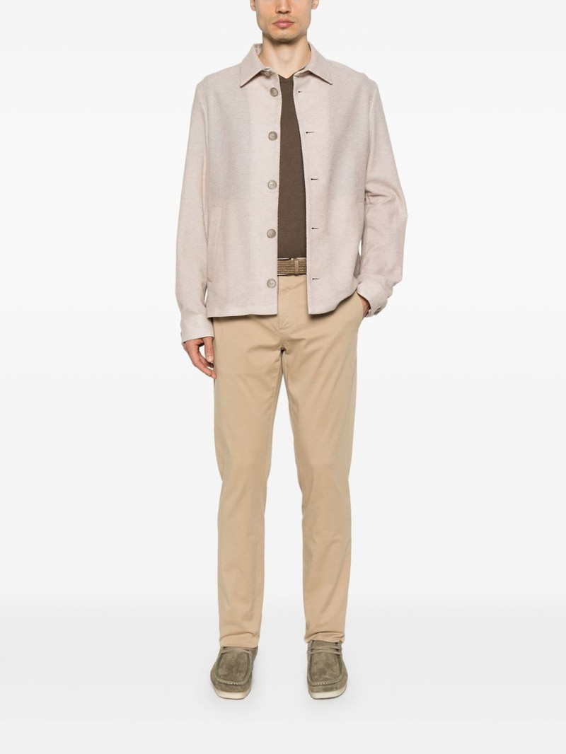Canali gabardine trousers outlook