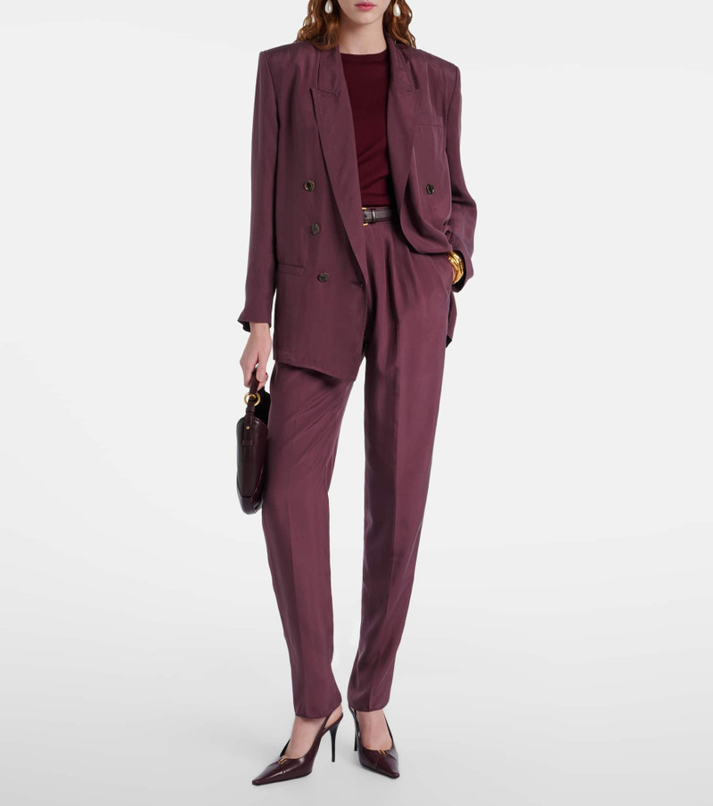 SAINT LAURENT Wool, cashmere, and silk sweater outlook