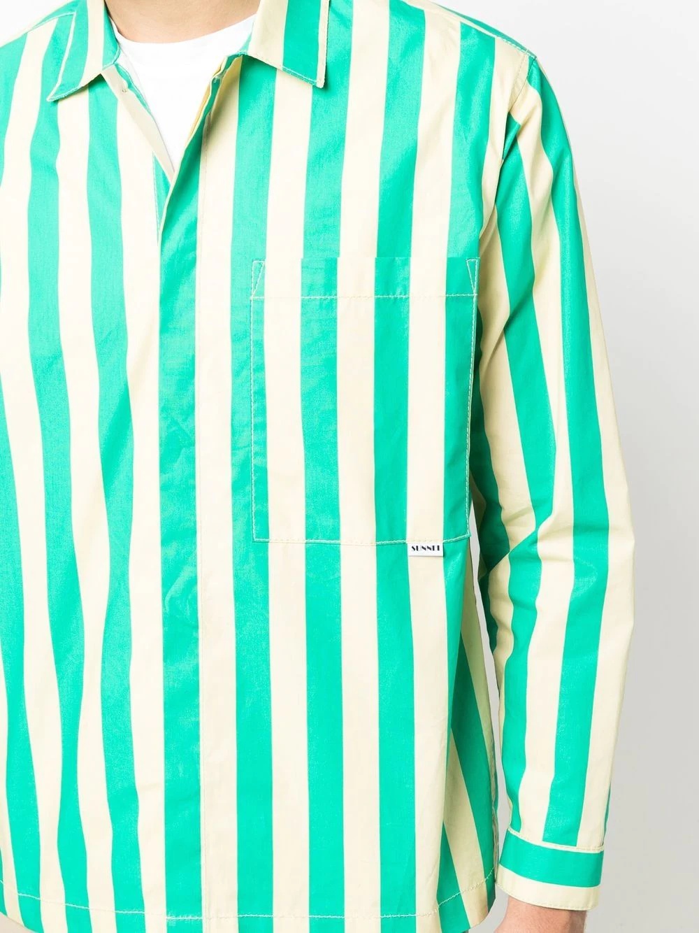 striped cotton shirt - 6