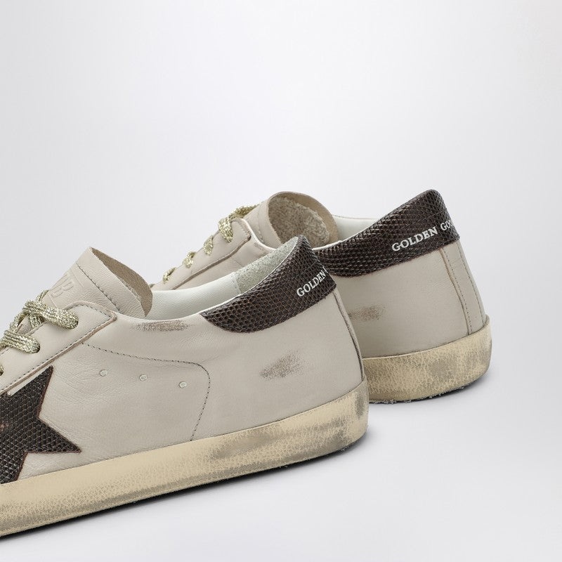 Golden Goose Golden Goose Super-Star Grey/Black Plum