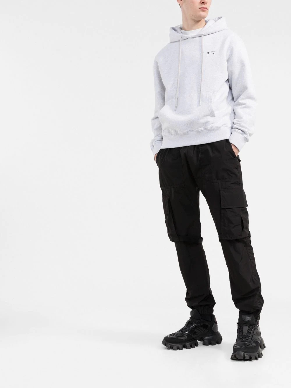 straight-leg cargo trousers - 2