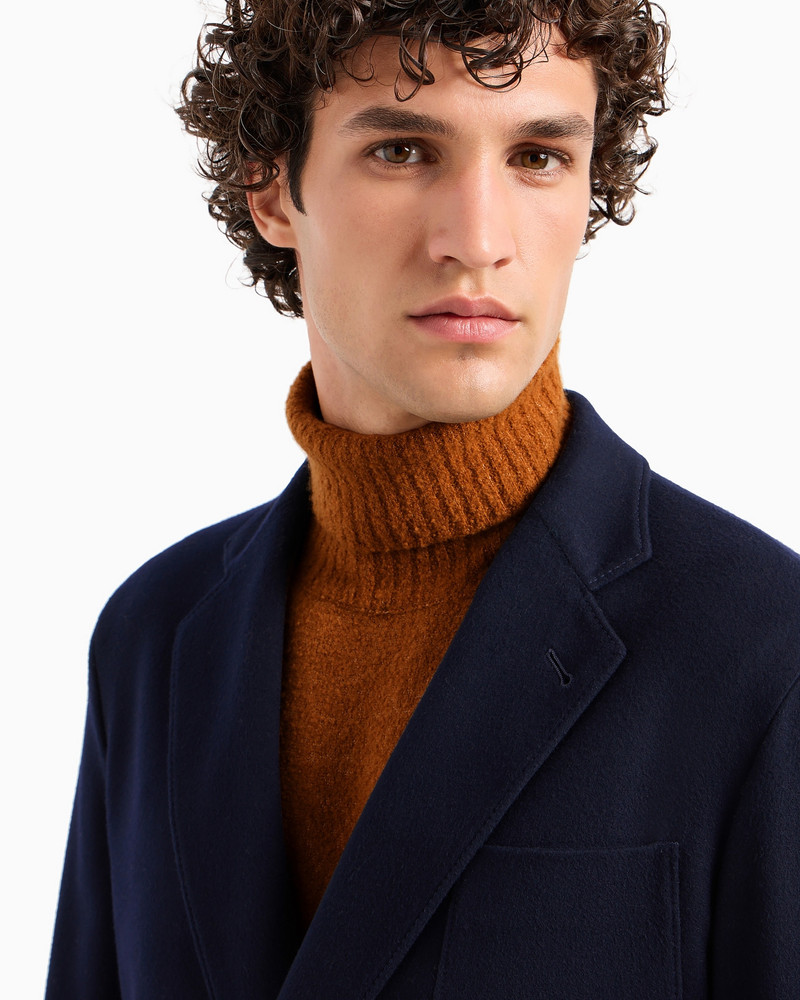 Giorgio Armani Vicuña double-breasted jacket in pure lightweight vicuña cloth 6