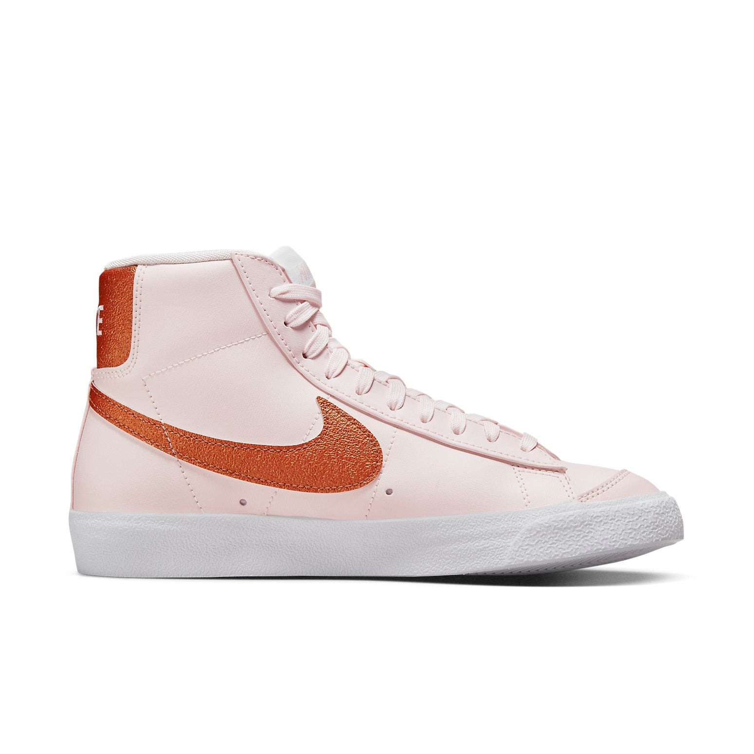 (WMNS) Nike Blazer Mid '77 Essential 'Pink Metallic Copper' DQ7574-600 - 2