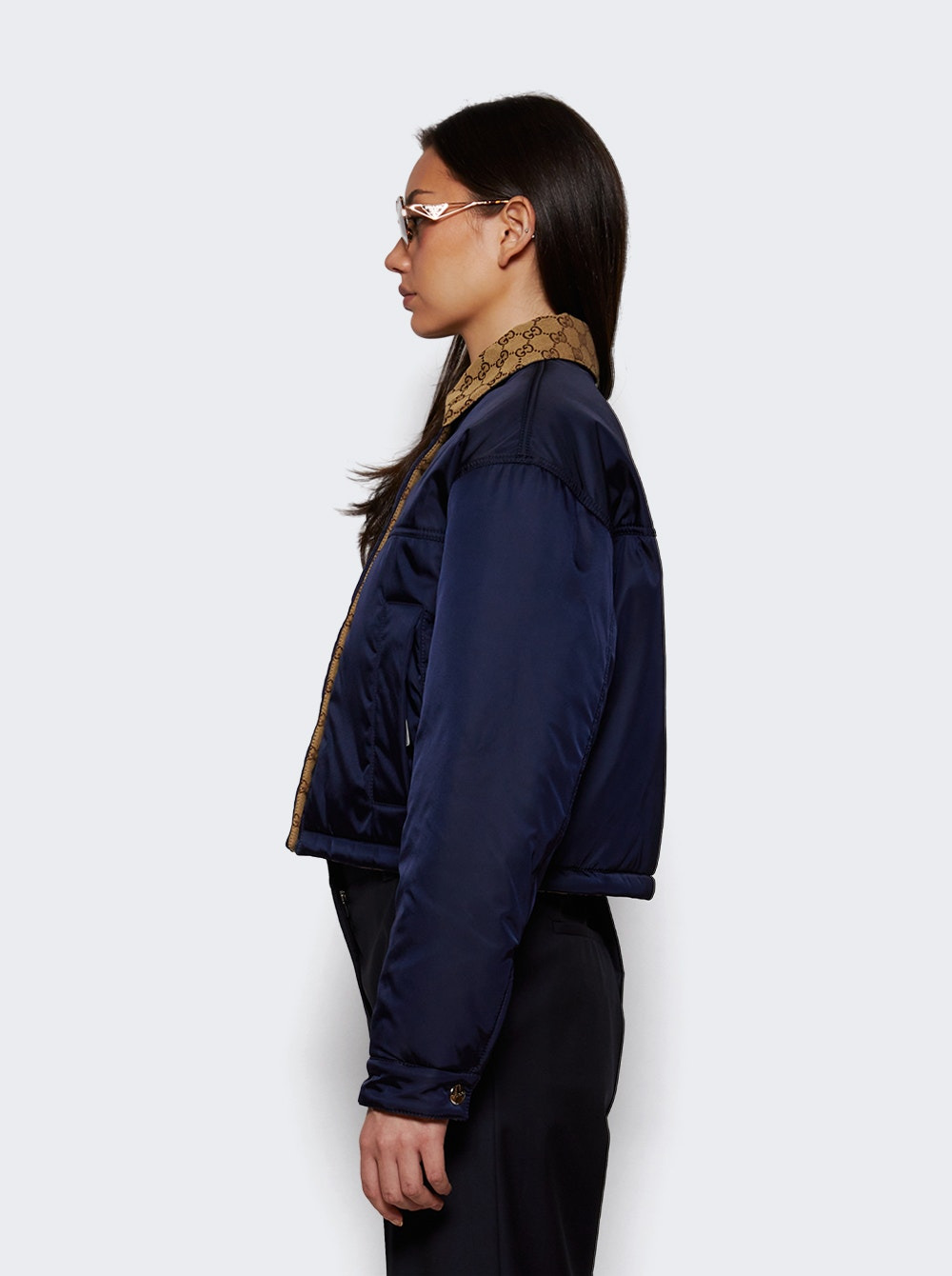 Bomber Gabardine Jacket Royal - 3