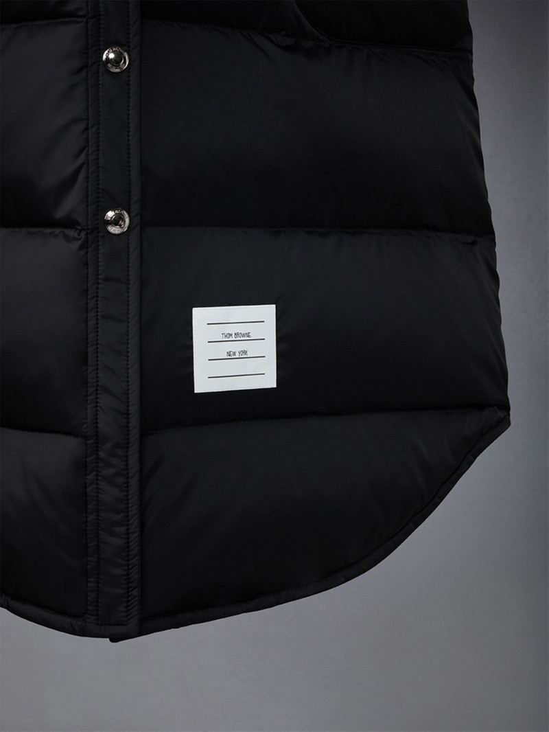 Downfilled 4-bar Hooded Shirtdress 5