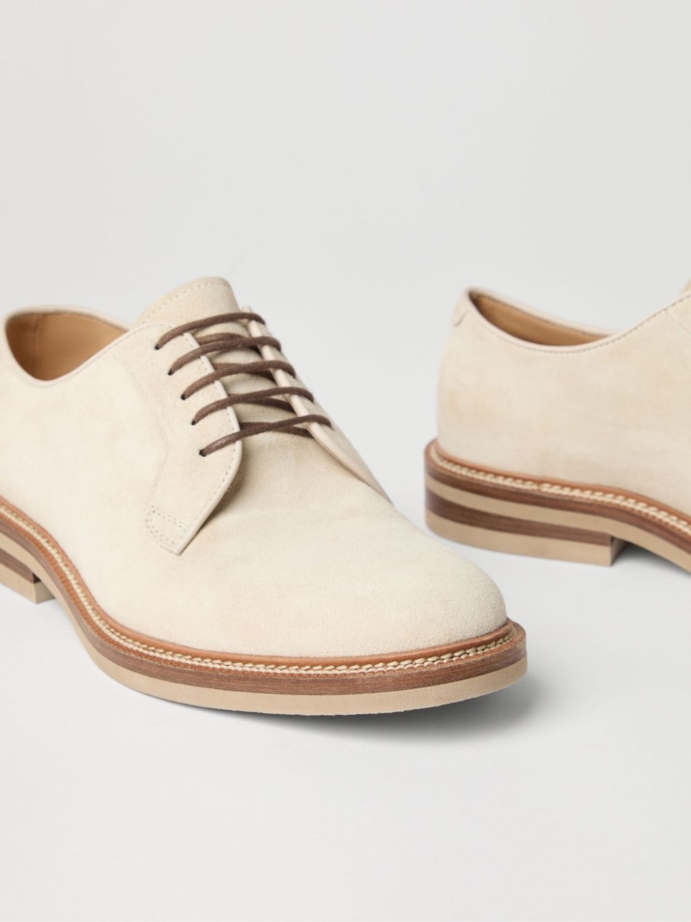 suede derby shoes - 4