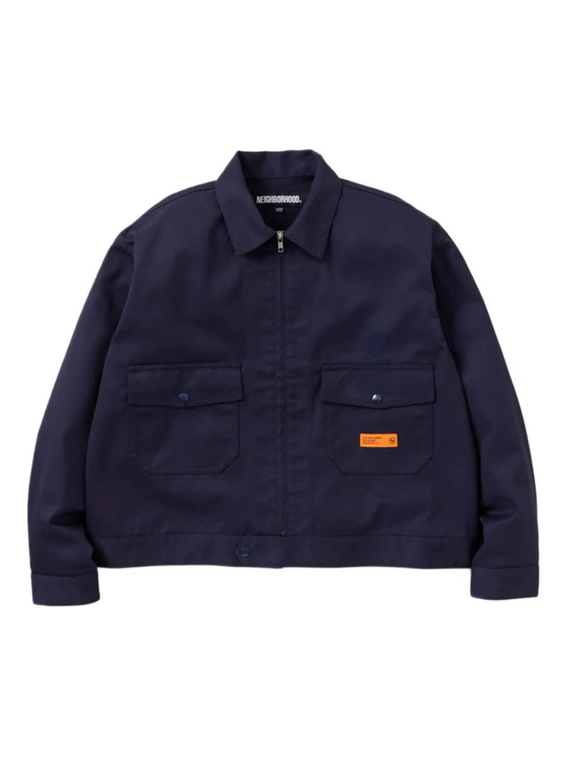 flap-pocket zip-front shirt jacket 1