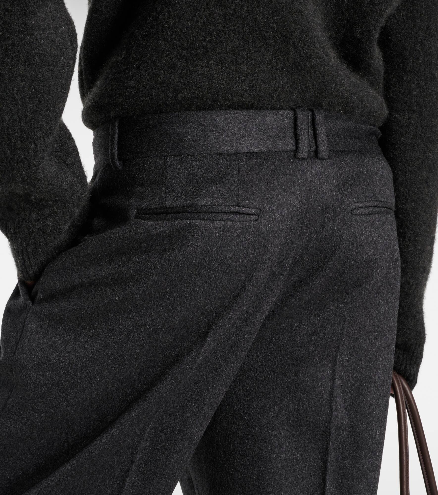 Richelle cashmere straight pants - 6