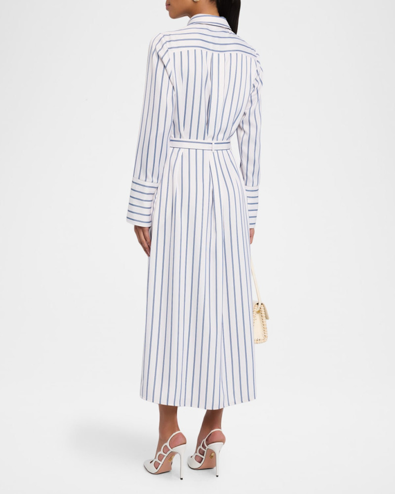 Miriam Striped Midi Shirtdress 3