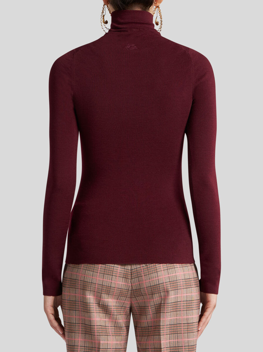 WOOL TURTLENECK SWEATER - 4