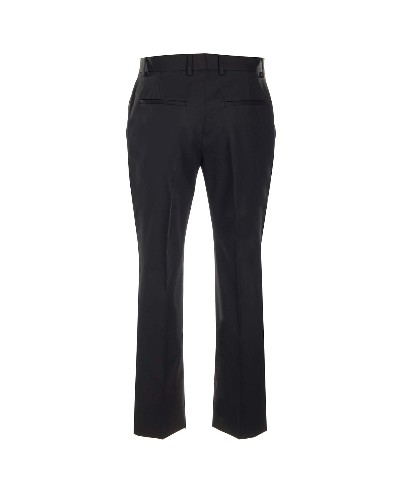 Wool Logo Pants - 2