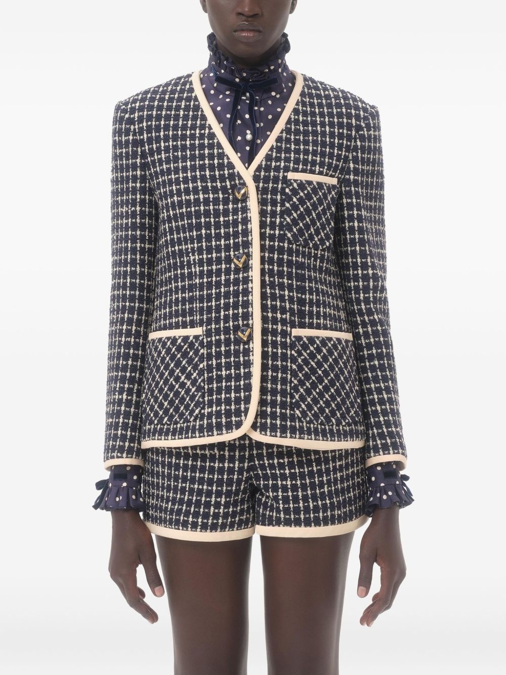 bouclé blazer - 3