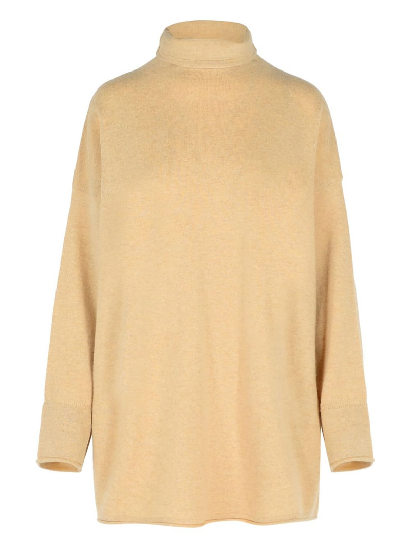 'ODER' BEIGE CASHMERE TURTLENECK SWEATER 1