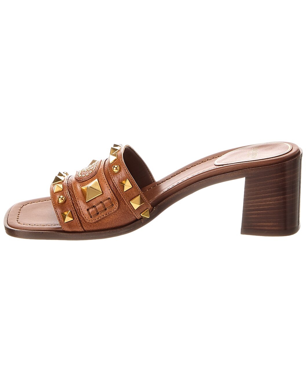 Valentino VLogo Rockstud 60 Leather Sandal - 2