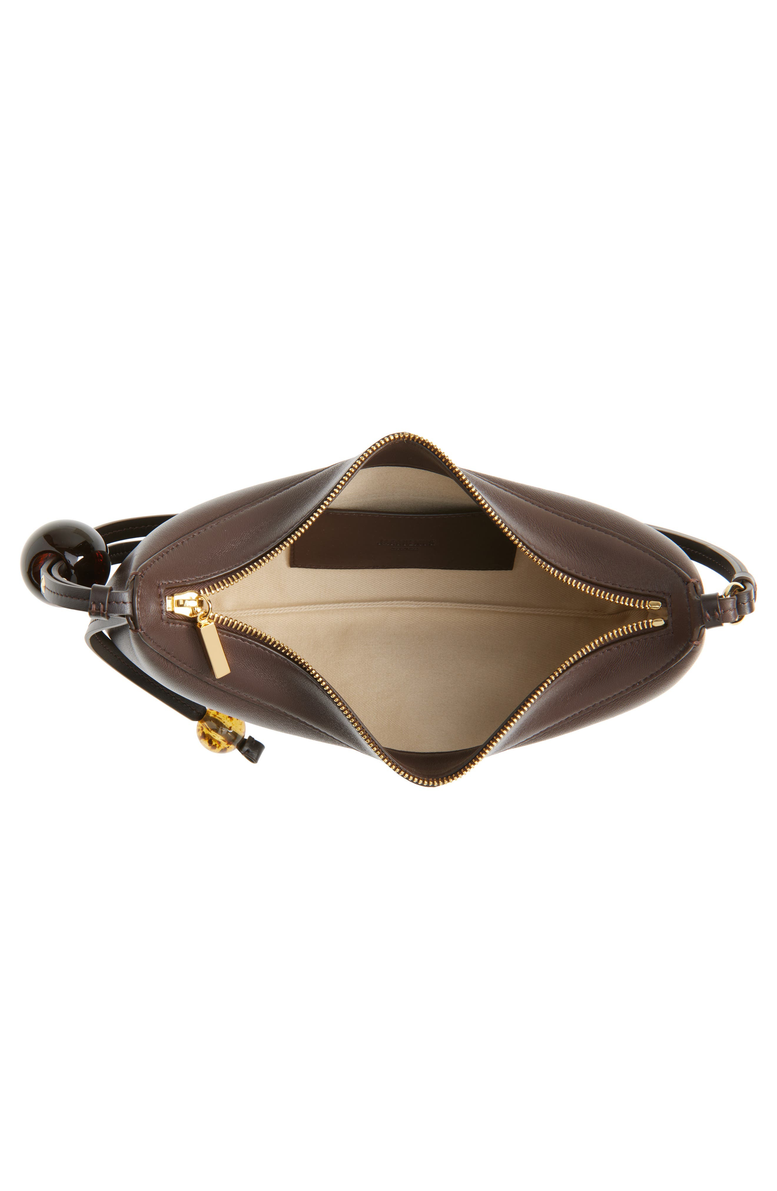 Jacquemus Le Grand Bisou Perle Leather Shoulder Bag in Brown at Nordstrom - 5
