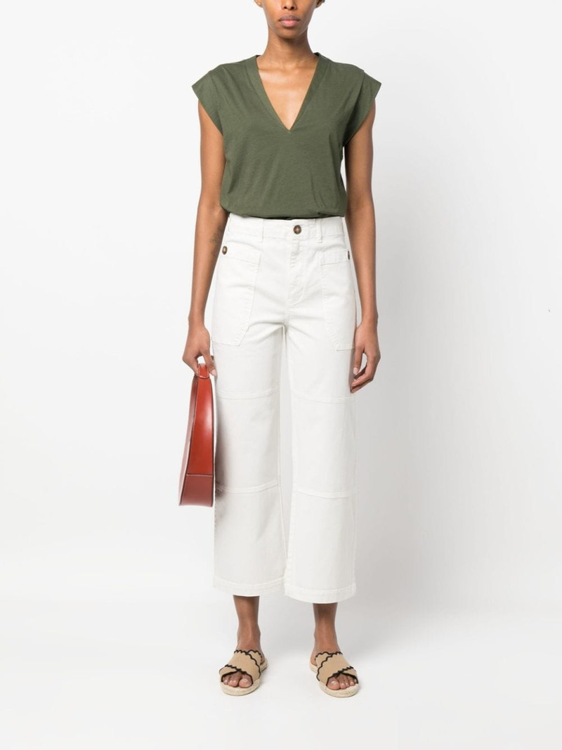 FRAME straight-leg utility trousers outlook
