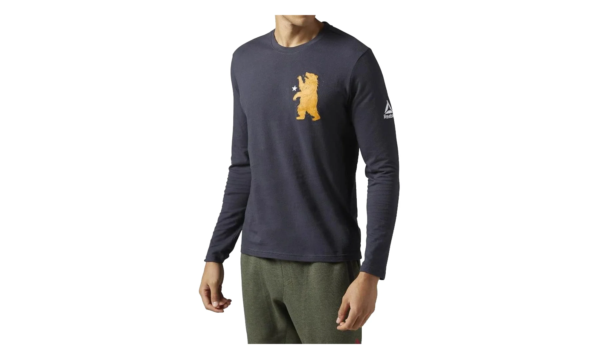 Crossift Forging Elite Fitness Bear Long Sleeve Tee "Lead" B45193 - 1