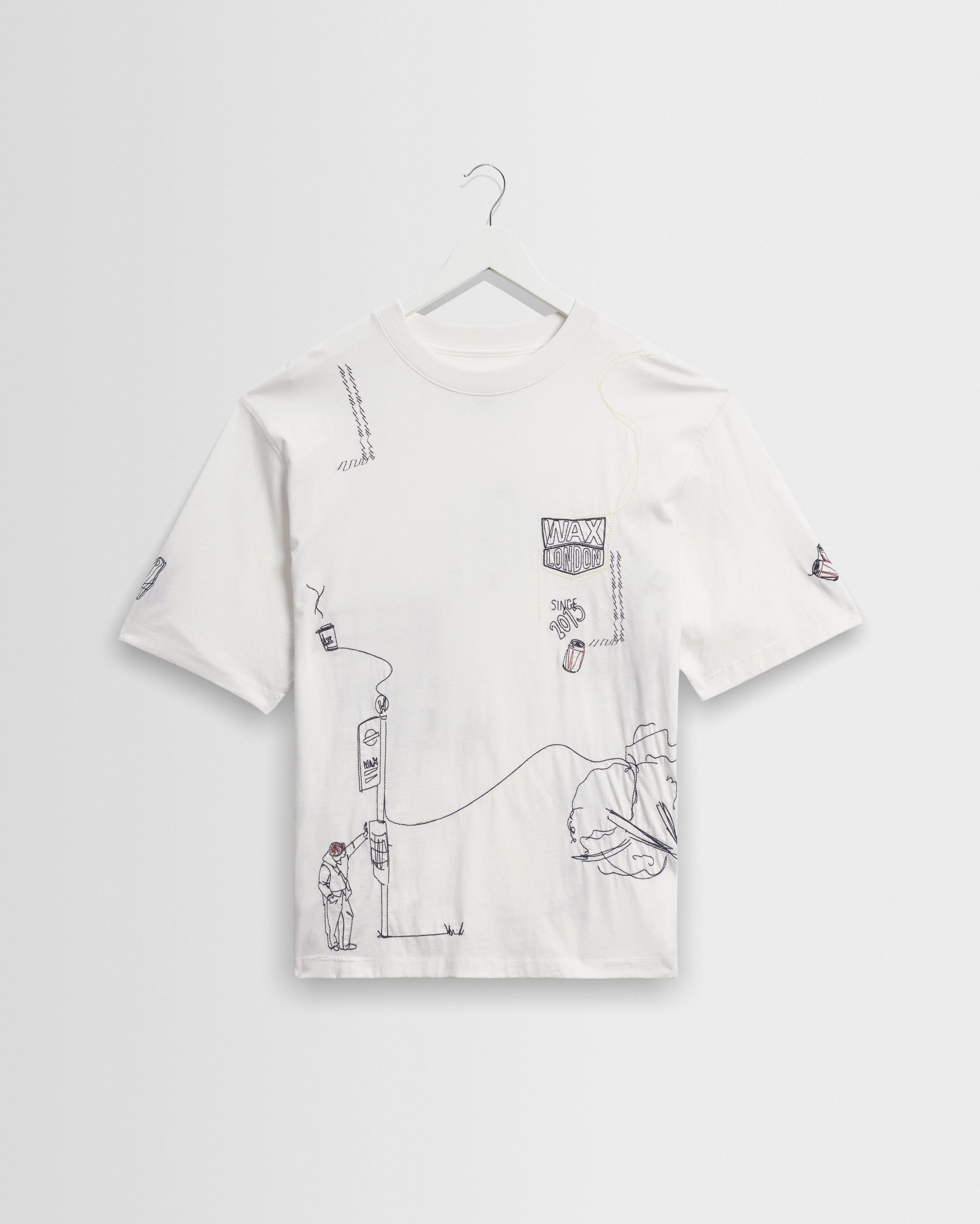 Milton - Off White Organic Cotton London Graphic T-Shirt - 1