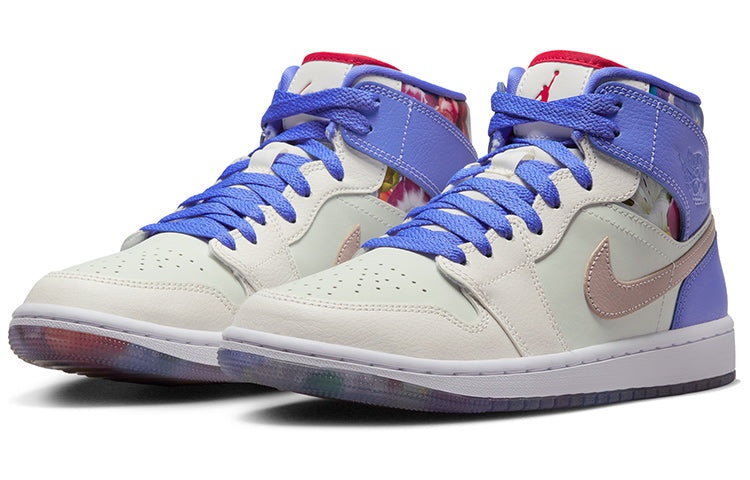 (WMNS) Air Jordan 1 Mid SE 'Valentine's Day Flowers' FD4331-121 - 2