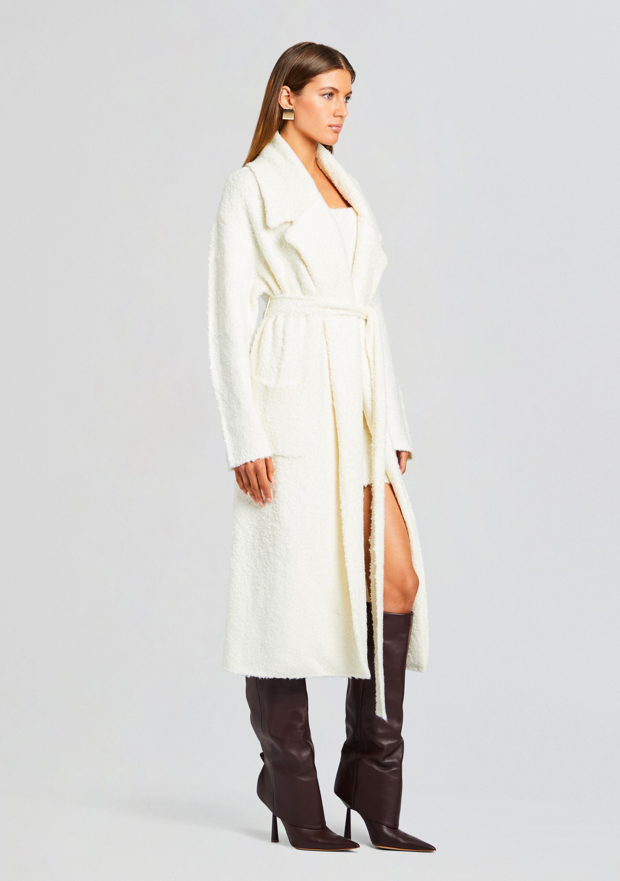 ATHENA BOUCLE ROBE - 3