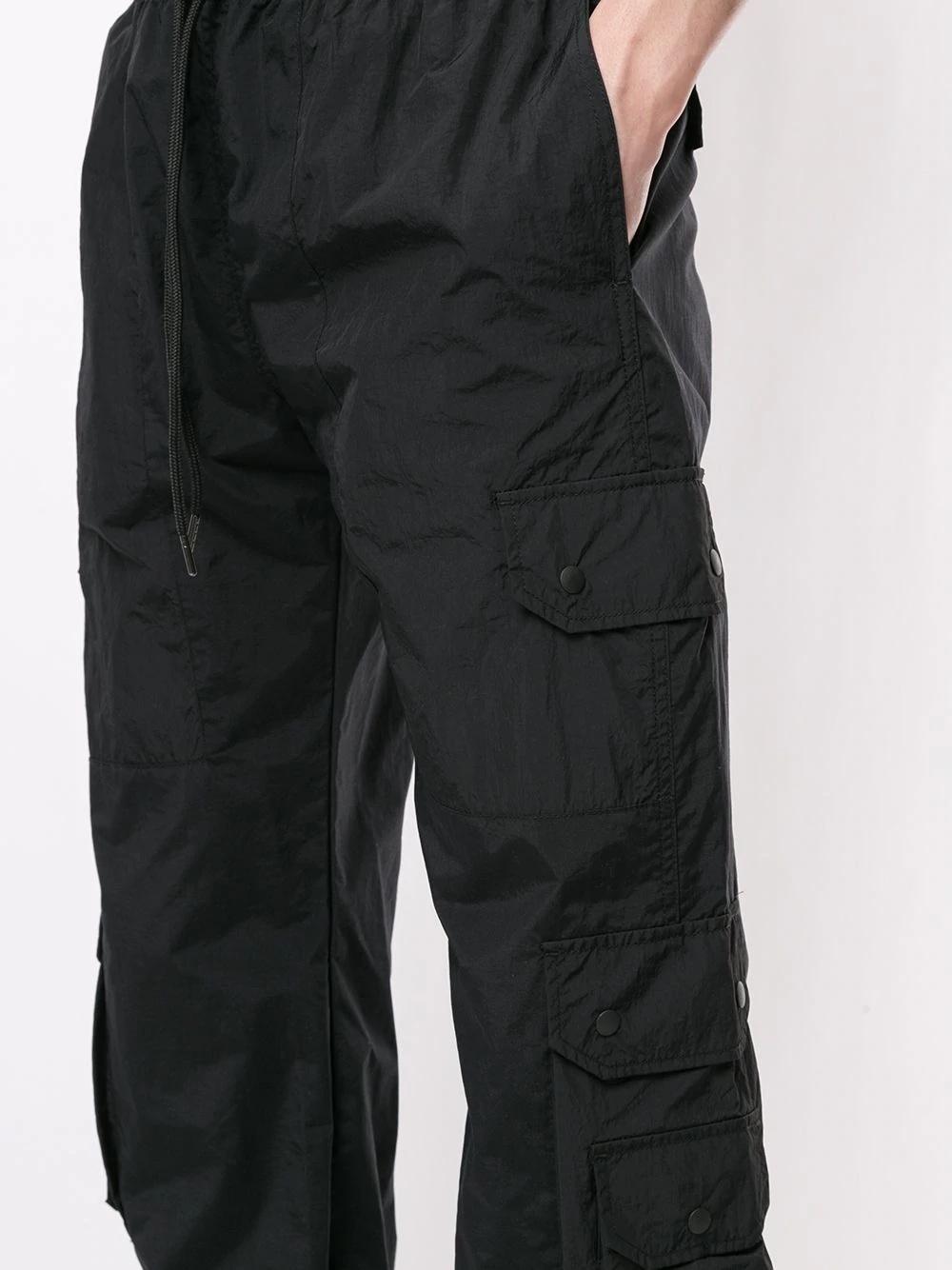 drawstring cargo trousers - 5