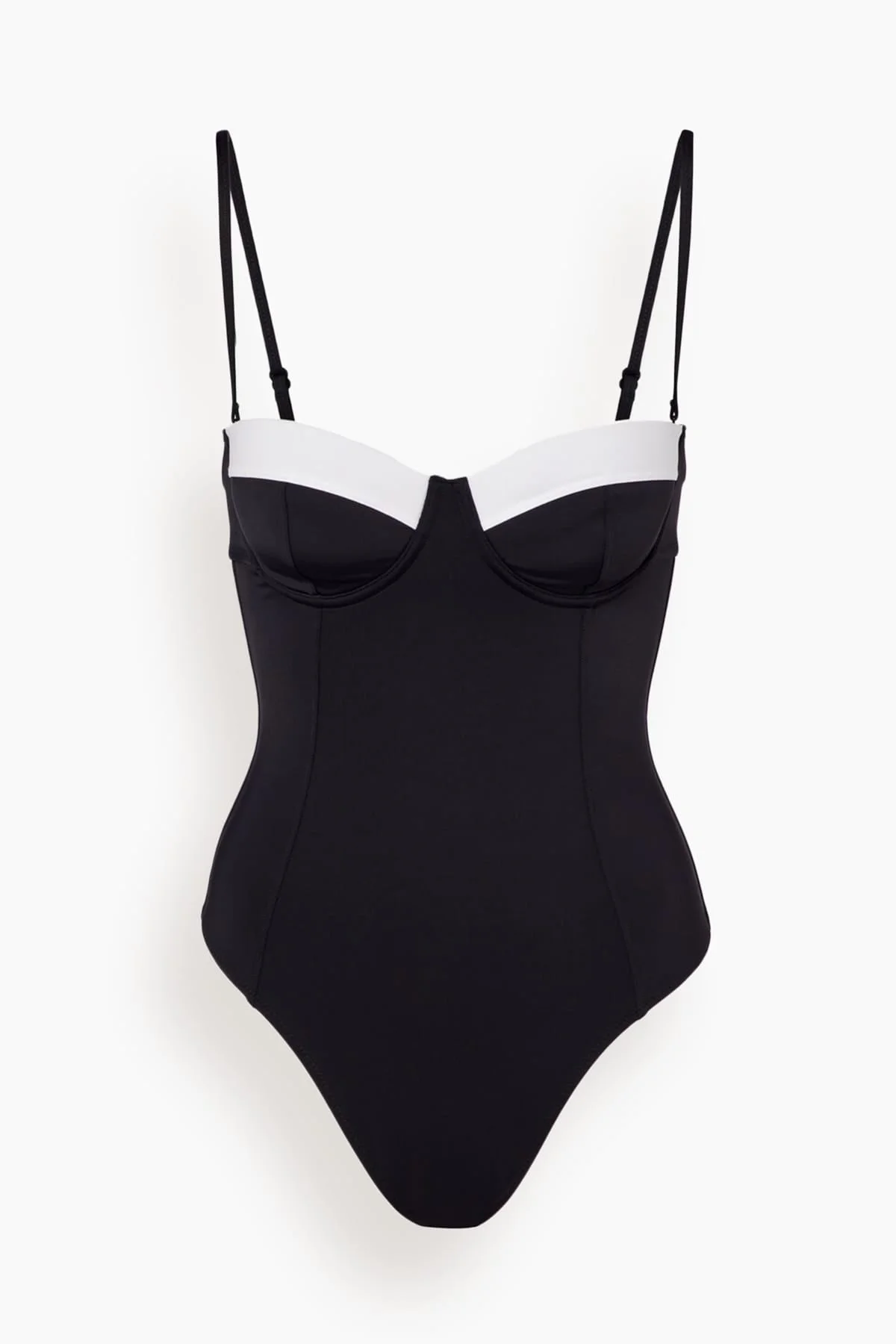 Maeve One Piece in Black/White - 1