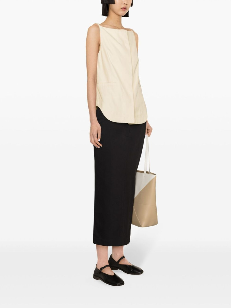 Mihant square-neck twill top 3