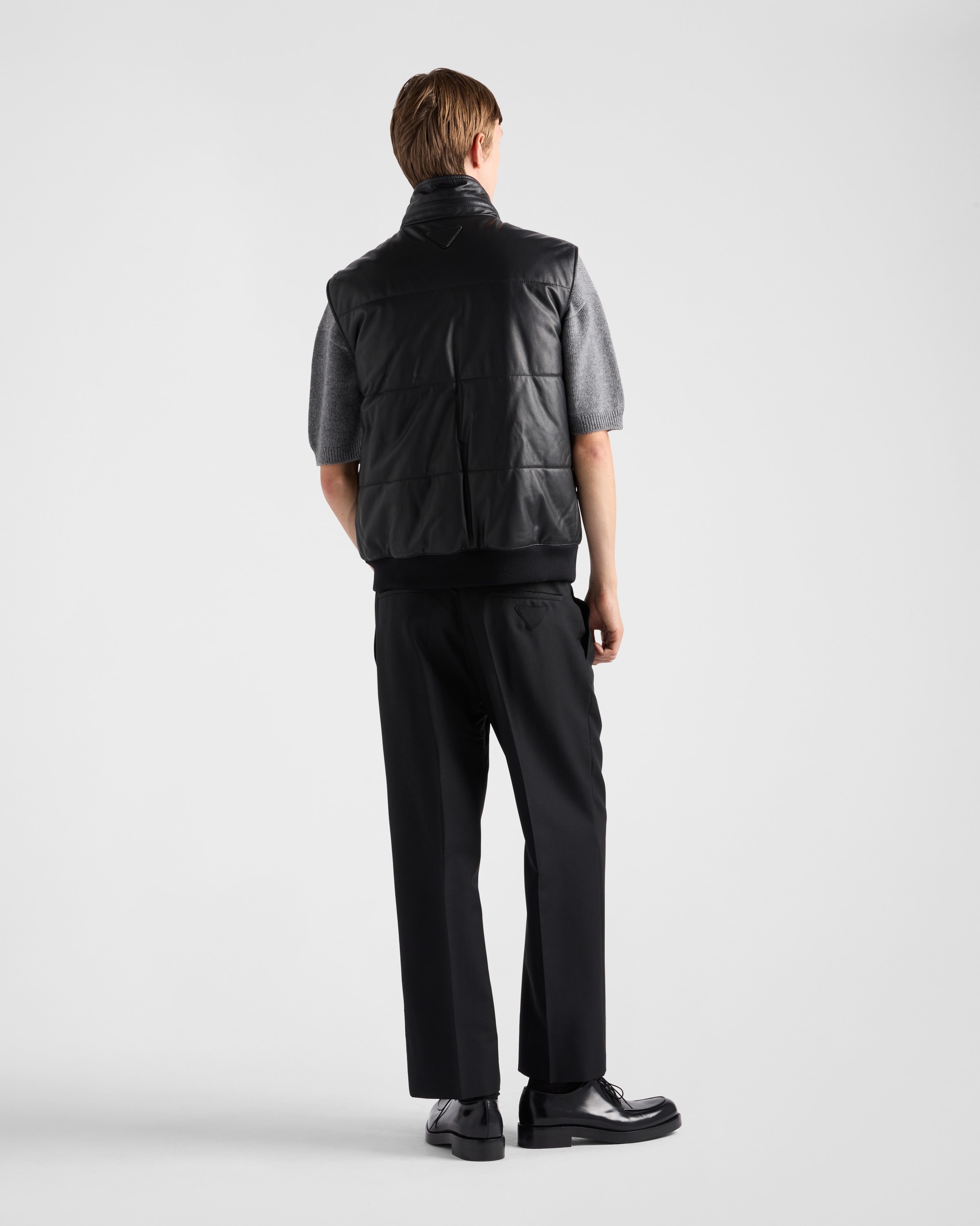 Nappa leather waistcoat - 5