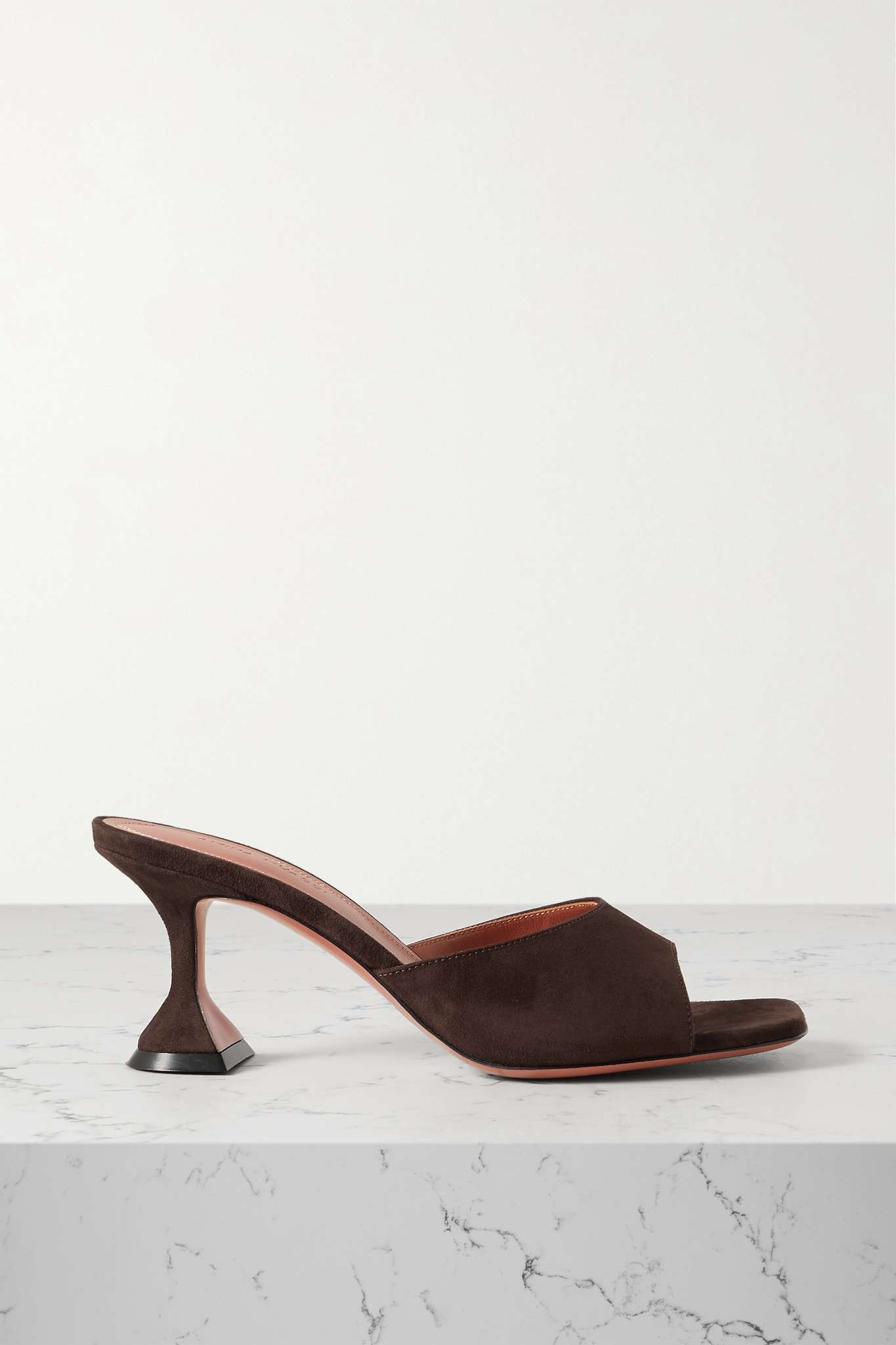 Amina Muaddi Lupita patent-leather mules | REVERSIBLE