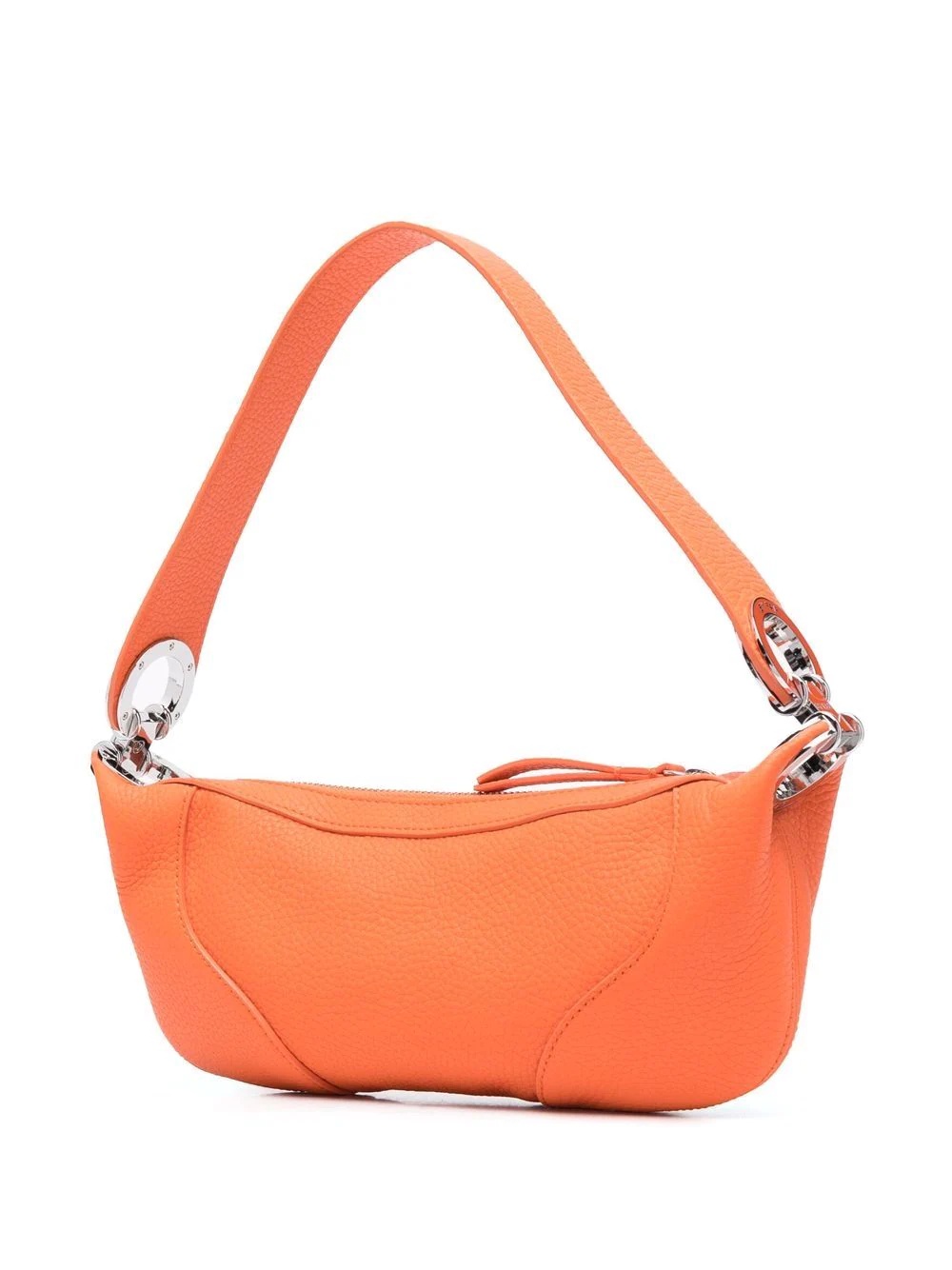 Samira grained-leather shoulder bag - 4